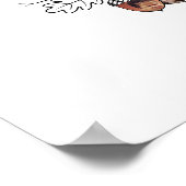 写真おもしろいの家族の木はナッツのクリスマスフル ポスター (角)