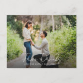 写真おもしろいの結婚予算日付の保存 案内ポストカード (正面)