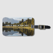 写真おもしろいギフト旅行引用文 ラゲッジタグ (正面横)