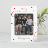 写真おもしろいクリスマスカーメリード シーズンカード (スタンド正面)