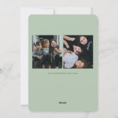 写真おもしろいクリスマスカーメリード シーズンカード (裏面)