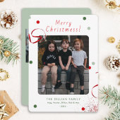 写真おもしろいクリスマスカーメリード シーズンカード