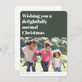 写真おもしろいクリスマス シーズンカード (正面/裏面)