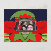 写真おもしろいクリスマス シーズンポストカード (正面)