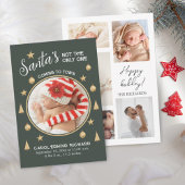 写真おもしろいコラージュ誕生統計ホリデー サンキューカード