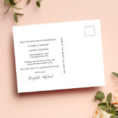 写真おもしろいセーブ・ザ・デート案内 案内ポストカード