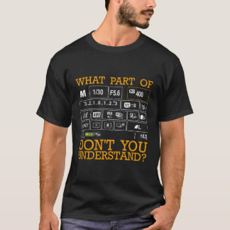 写真おもしろいデザインメンズフォトグラファー Tシャツ