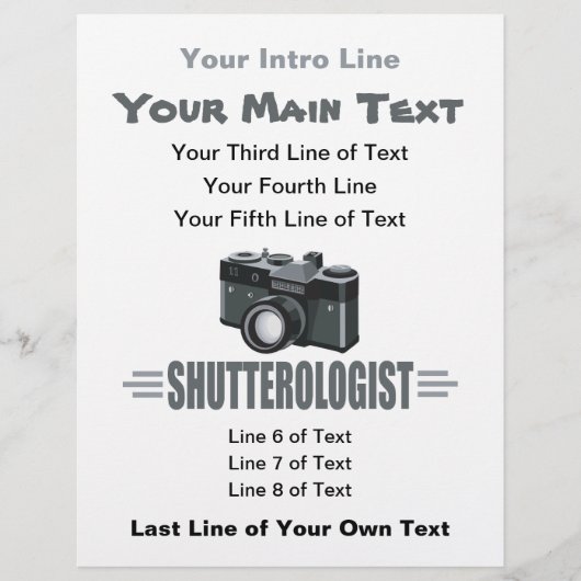 写真おもしろい写真家 チラシ (正面)