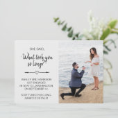 写真おもしろい彼女は私が「何をそんなに長くかかったか」と言った婚約した 招待状 (スタンド正面)