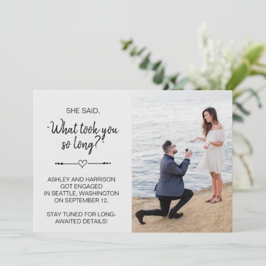 写真おもしろい彼女は私が「何をそんなに長くかかったか」と言った婚約した 招待状 (スタンド正面)