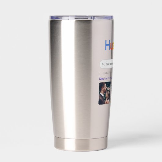 写真おもしろい最高ので夫が検索結果を常に表示 保温保冷タンブラー (正面)