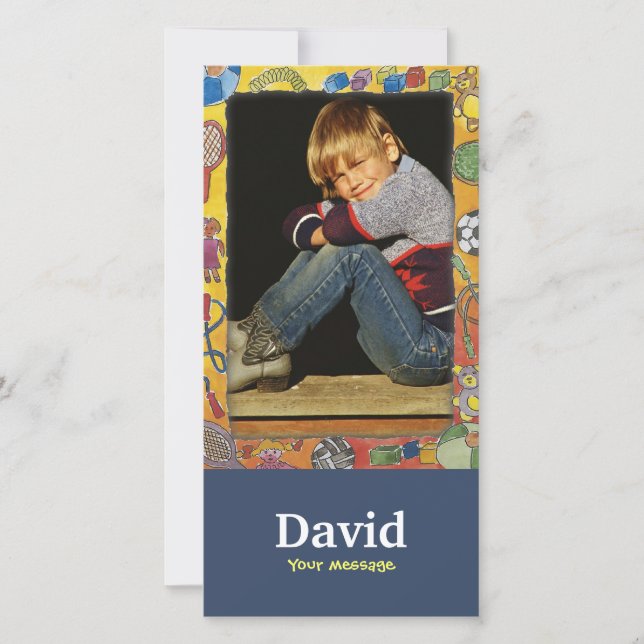 写真おもしろい枠 – フォトカード (正面)