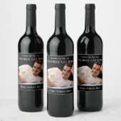 写真おもしろい猫パパ父の日ワインラベル ワインラベル (ボトル)