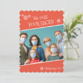 写真おもしろい私たち恋しく思の顔はクリスマス シーズンカード (スタンド正面)