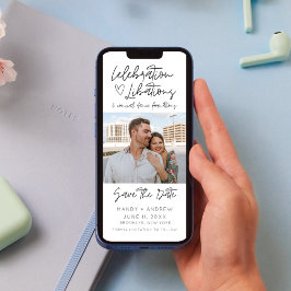 写真おもしろい結ユニーク婚日付の保存 セーブザデート