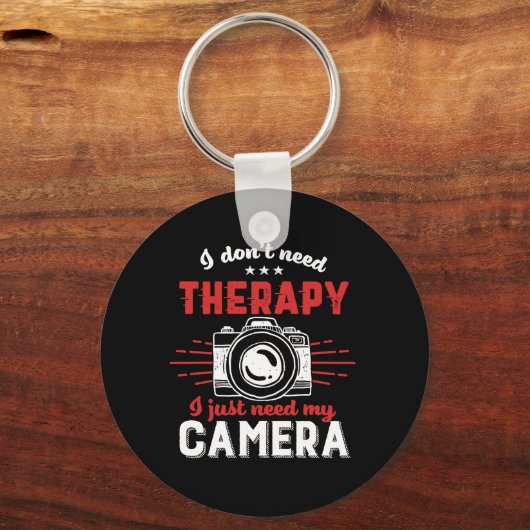 写真おもしろい者引用文I不要セラピー キーホルダー (正面)