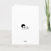 写真おもしろい誕生日カード カード (裏面)