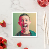 写真おもしろい誕生日祝い スタンダードカクテルナプキン (インサイチュ)