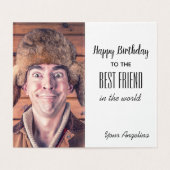 写真おもしろい誕生日 (内部フラット)