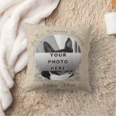 写真およびパーソナライズな犬の悔やみや弔慰のギフトのアイディア クッション (ブランケット)