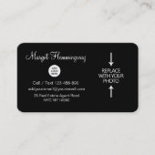 写真およびロゴの不動産の名刺 名刺 (正面)