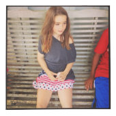 写真および写真が付いているカスタムな写真の立方体 フォトキューブ (右)