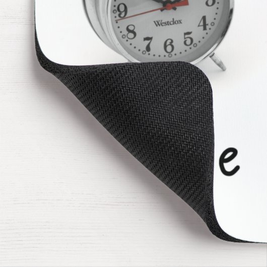 写真および手によって書かれる"4茶" mousepadは時間を計ります マウスパッド (コーナー)