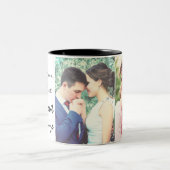 写真および文字 ツートーンマグカップ (中央)