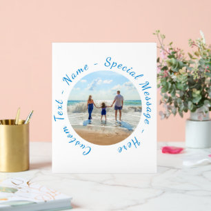 写真お気に入りのとカスタム文字パーソナライズされた アクリルサイン