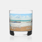 写真お気に入りののカスタム文字名パーソナライズされた ウイスキーグラス (右)