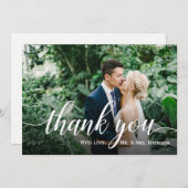 写真お気に入りのの結婚ありがとう サンキューカード (正面/裏面)