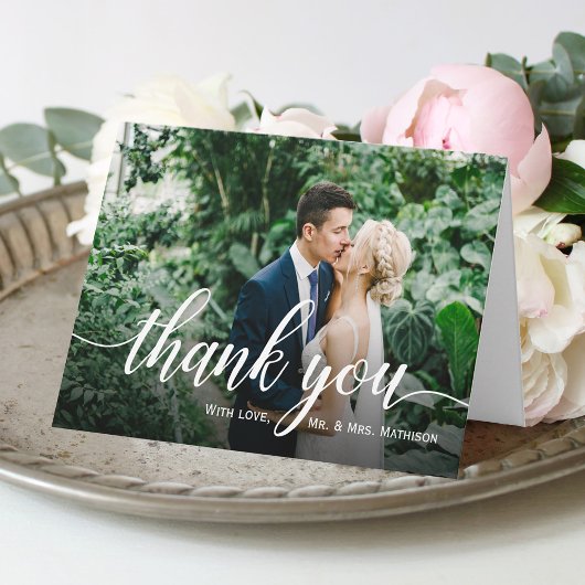 写真お気に入りのの結婚ありがとう サンキューカード