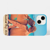 写真お気に入りののiPhoneケースとカスタム文字 iPhoneケース (裏面横)