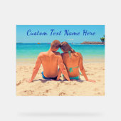 写真お気に入りのアクリルのサインとカスタム文字 アクリルサイン (正面)