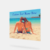 写真お気に入りのアクリルのサインとカスタム文字 アクリルサイン (傾斜)