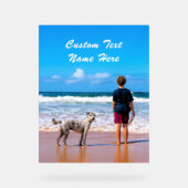 写真お気に入りのアクリルのサインとカスタム文字 アクリルサイン (正面)