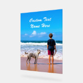 写真お気に入りのアクリルのサインとカスタム文字 アクリルサイン (傾斜)