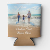 写真お気に入りのクーラーボックスとカスタム文字 缶クーラー (正面)