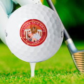 写真お気に入りのメッセージイニシャルの明るい色 ゴルフボール