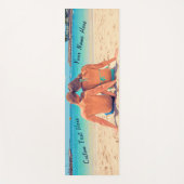 写真お気に入りのヨガマットと文字名カスタム付き ヨガマット (正面)