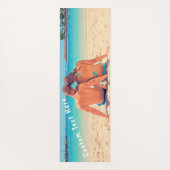 写真お気に入りのヨガマットギフト付きカスタム文字 ヨガマット (裏面)