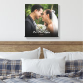 写真お気に入りの結婚の表示 キャンバスプリント (インサイチュ (寝室))