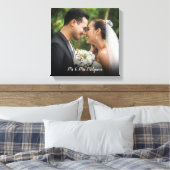 写真お気に入りの結婚の表示 キャンバスプリント (インサイチュ (寝室))