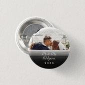 写真お気に入りの結婚の表示 缶バッジ (正面&裏面)