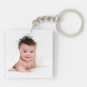 写真お気に入りの2-写真テンプレート キーホルダー (裏面)