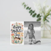 *~*写真お洒落ハートバニー母の日AP72 シーズンポストカード (スタンド正面)