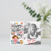 *~*写真お洒落ハート母の日AP72 シーズンポストカード (スタンド正面)