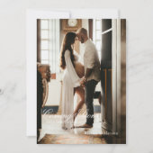 写真お洒落妊娠告知カード セーブザデート (正面)