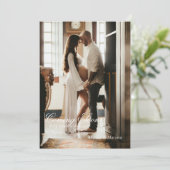 写真お洒落妊娠告知カード セーブザデート (スタンド正面)