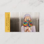 写真お洒落家 |写真名刺 名刺 (裏面)